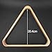 Jwthee Pool Table Triangle Rack, 8 Ball Pool Ball Rack Billiard Rack Triangle Pool Racks Billiard Pool Ball Racks Pool Table Accessories, 11.81x11.81x1.18in