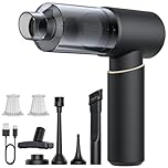 Aspirapolvere Auto, 16000Pa Aspirabriciole Senza Fili, Aspirapolvere per Auto110000RPM Aspiratore e Soffiatore con Motore Brushless, Mini Aspirapolvere Senza Fili per Auto Casa Ufficio Peli Domestici