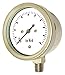 PIC Gauge LP1-SS-402-100 4" Dial, 0/100" wc psi Range, 1/2" Male NPT Connection Size, Bottom Mount Dry Non-Fillable Low Pressure Gauge with a Stainless Steel Case,316SS Internals, and Plastic Lens