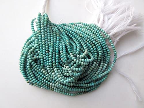 Perles turquoise Arizona facettées de 2mm pour créer vos bijoux d'été personnalisés