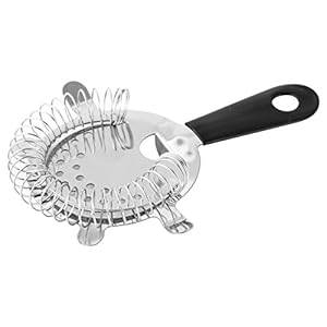 FMprofessional barzeef, roestvrij staal, zwart, 50 x 50 x 20 cm