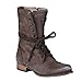 Produktbild Leder Stiefe für Damen Retro Blockabsatz Stiefeletten Frauen Bequeme Schuhe Sohle Mode Herbst Winter Casual Boots Schuhe Stiefel Gelb/Grün/Blau/Braun