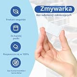 Natulim Tabletki do zmywarki, 60 sztuk, rozpuszczalne w wodzie i biodegradowalne tabletki do zmywarek, formuła 6 w 1, głębokie czyszczenie, ochrona szkła, funkcja soli, bez plastiku (2 sztuki)