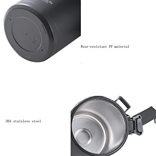 Fiambrera Aislada de Acero Inoxidable REYG Termo Gris Premium 8