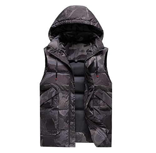 Chaleco de invierno sin mangas ideal para senderismo de montaña y paseos matutinos