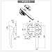 304 Stainless Steel Industrial Equipment Engineering Machinery Rotary Tight Door Closing Handle 1Pcs(PL022-1 L)