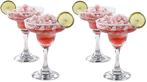 Epure Venezia Collection 4 Piece Margarita Glass Set - Classic For Drinking Margaritas, Pina Coladas, Daiquiris, And Other Cocktails (Margarita (9 Oz)) #TOP6