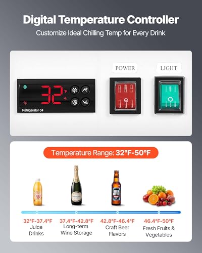 Image of VEVOR Commercial Merchandiser Refrigerator, 36.4 Cu.Ft / 1030L Upright Beverage Cooler, 3 Glass Door Display Refrigerator with Customizable Lightbox, 12 Adjustable Shelves, Soft LED Lighting & Casters