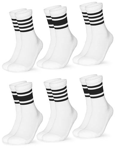 Men Cotton Crew Socks Pack of 6 (Model: Roger)