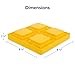 Camco RV Leveling Blocks - Features Interlocking Nested Design & Storage Bag for RV Storage and Organization - Each Leveling Block Measures 8.5