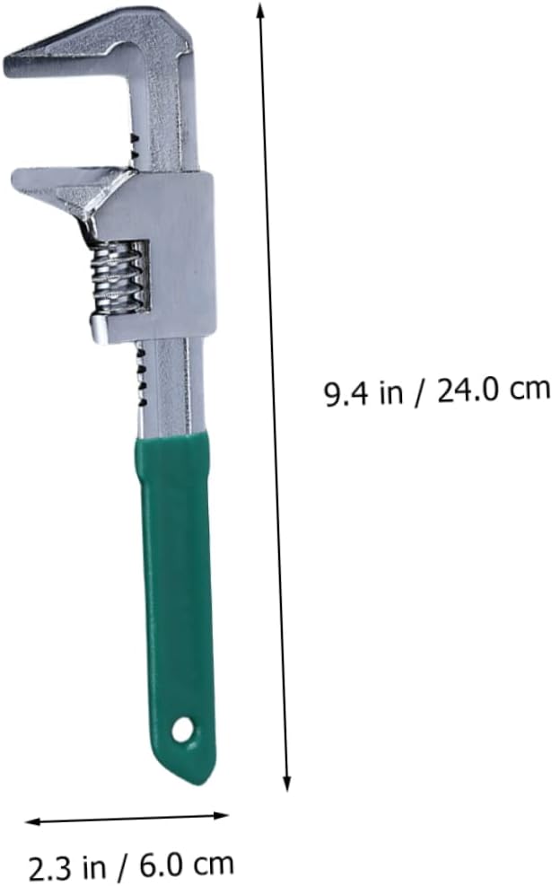 ORFOFE F Shaped Right Angle Wrench Pliers Steel Spanner Tool for Plumbing Adjustable Pliers Wrench for Tightening and Loosening Fittings Ergonomic Grip Design
