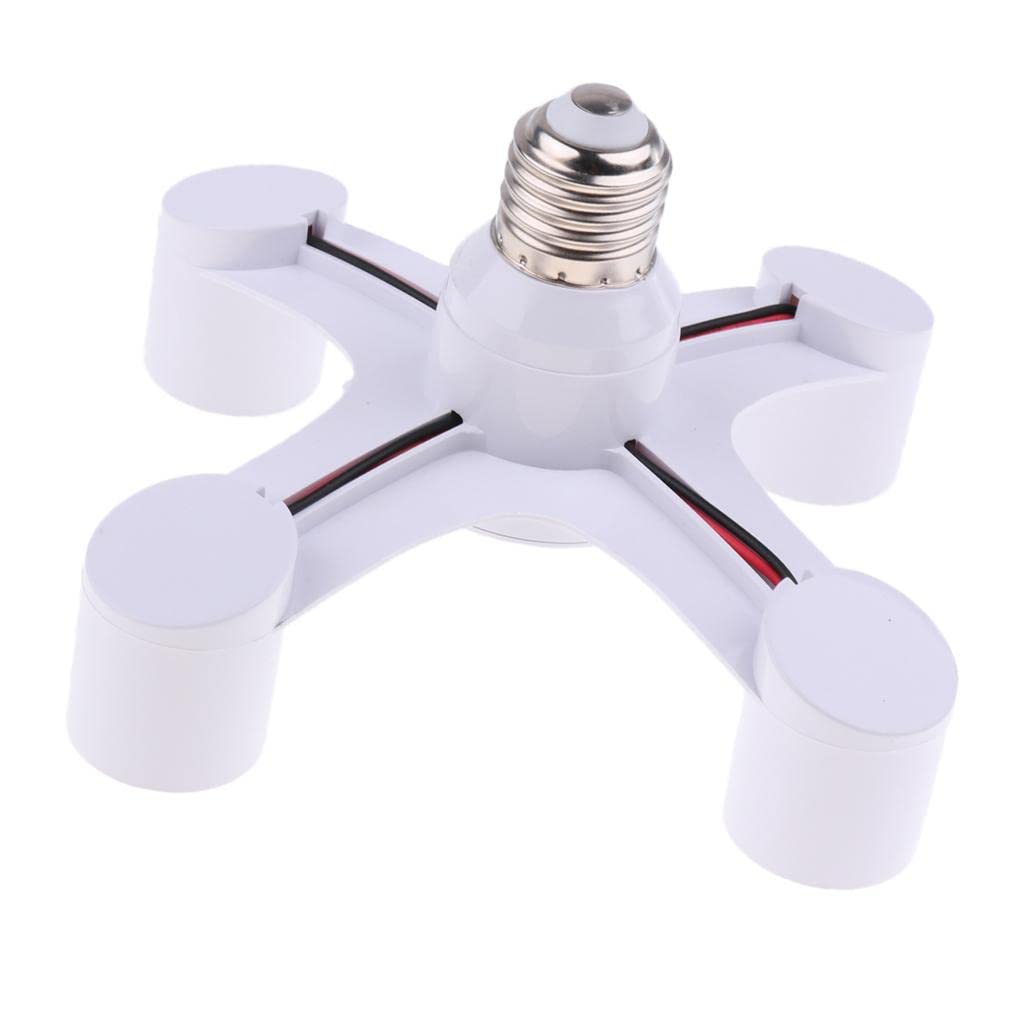 LED Lamp Bulbs Socket Splitter Adapter Holder E27 to 4 in 1 E27| Lamps, Lighting & Ceiling Fans | Lighting Parts & Accessories|-image-17