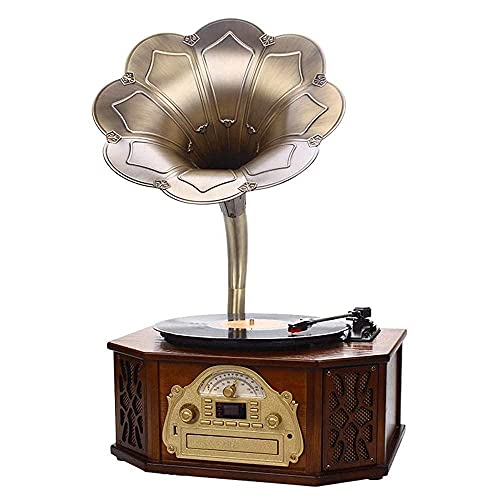 AMZOPDGS Tourne-Disque, Gramophone, Enregistreur Bluetooth Radio Rétro Phonographe Gramophone Tourne-Disque Musique… - Les Beatles, Paul McCartney, John Lennon, RIngo Starr, George Harrison AMZOPDGS Tourne-Disque, Gramophone, Enregistreur Bluetooth Radio Rétro Phonographe Gramophone Tourne-Disque Musique…