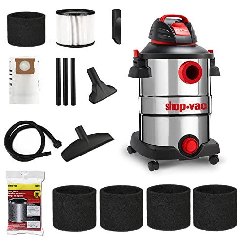 Shop-Vac 5926211 12 Gallon 6.0 Peak HP Wet/Dry Vacuum + ...