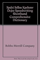 Speedwriting Dictionary: College Edition (Landmark Series) 0672980959 Book Cover