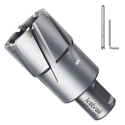 Kolvoii TCT Annular Cutter 1‑3/8" Diameter x 1‑3/8" Depth, Mag Drill Bit