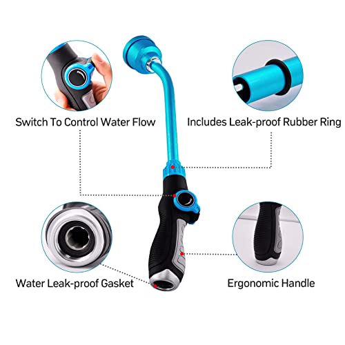 DTRK Watering Wand 19 Inch Detachable Sprayer Wand 1000 Holes Garden