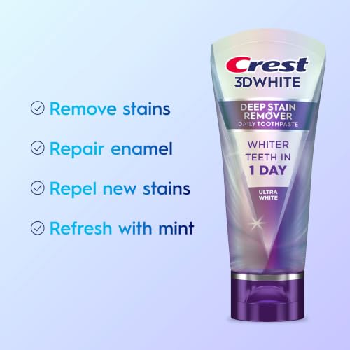Image of Crest 3DWhite Brilliance Deep Stain Remover Ultra White Toothpaste - 2.1oz
