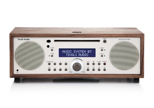 Tivoli MSYBT-1460-EU Music System - Reproductor de música con Altavoces (Bluetooth, Am/FM, CD 2.1, Nogal), Color Beige (Importado)