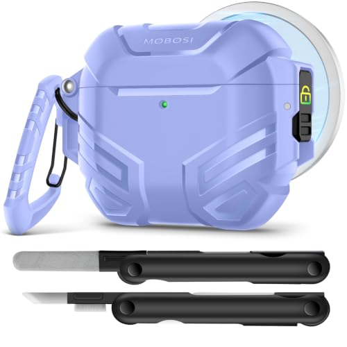 MOBOSI for AirPods 5 Case/AirPods 4 Case, Fit for MagSafe, Glacier