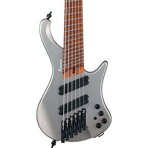 Ibanez Ehb1006Ms Ergonomic Headless 6-String Bass Multi-Scale Metallic Gray Matte #TOP3