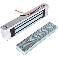 350LBS 180Kg Electric Magnetic Door Lock, Electromagnetic Lock Fail-Safe | Magnetic Force Door Lock DC12V, suitable for access control doors and gate openers, 180KG holding