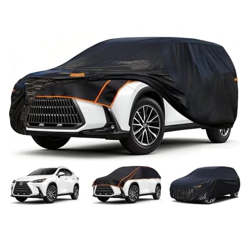 Kayme Hail Protector Car Cover Custom Fit for Ford Bronco 4 Door SUV, Anti Hail Blanket with Multilayer Thickened Design, Hail Proof & All Weather Outdoor Waterproof Full Car Cover for Hail