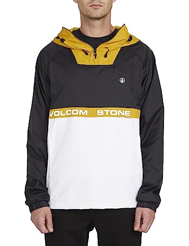 Image of Volcom Men's Rexton Jacket - Modern Fit Lightweight Zip-up Jacket Adjustable Hood, Everyday Outerwear