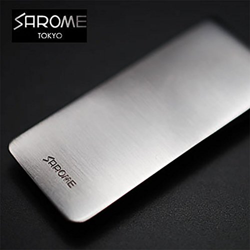 SAROME サロメ マネークリップ EXMC1-05 ガンメタルサテーナ オーソドックス シンプル スタンダード 札ばさみ