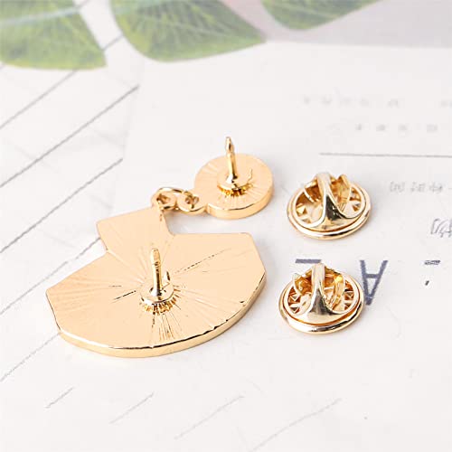 Image of MALOYANVE Basketball Stands Brooch Pin for Men Women Creative Fashion Enamel Sport Theme Pin Basketball Hoops Label Pin Badges Jacket Shirts Bag Decor