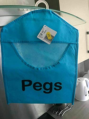 Orbitron Hanging Fabric Peg Bag Clothes Line Laundry Washing Basket Storage Pouch Hanger - Image 2