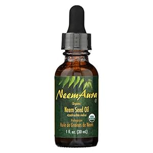 Neem Aura, Oil Neem Seed Organic, 1 Fl Oz