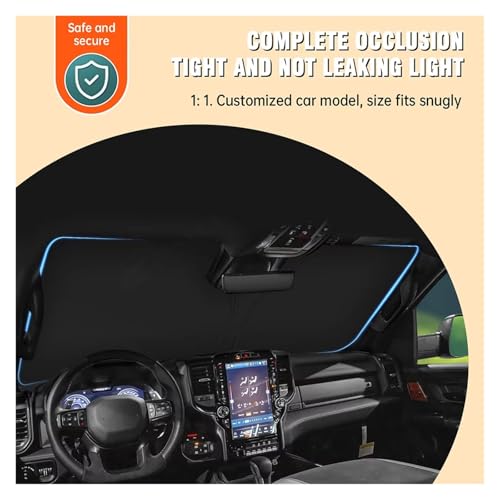 Pare-soleil de fenêtre avant pour Dodge RAM 1500 2019-2024