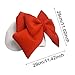 Menolana Cute Ski Helmet Cover Helmet Decoration Birthday Gifts Decorative Skiing Helmet Cover Helmets Accessories for Snowboard Cap, White Hat Red Bow