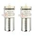 HiLetgo 2pcs DC 3V 3.7V 5V Mini Micro Mute 370 Air Pump Vacuum Pump Self-Priming Breast Pump