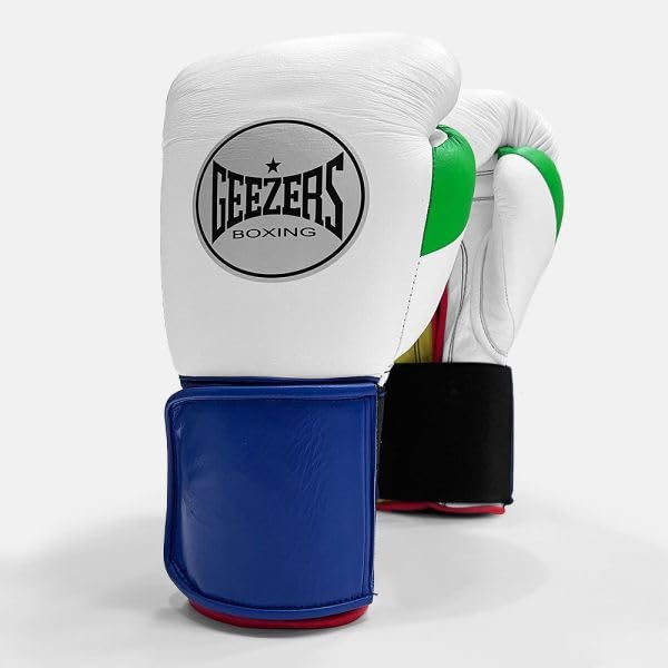 Geezers Halo Training/Sparring Boxing Gloves - Hook & Loop (MULTI COLOUR, 16OZ) โ image 1
