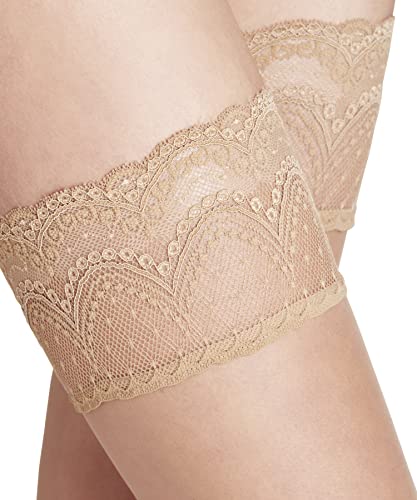Image of FALKE Women's Invisible Deluxe 8 Denier Ultra Sheer Thigh Highs, 1 Pair