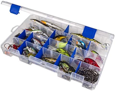 Flambeau Outdoors 5007 Tuff Tainer, Fishing Tackle Tray Box, Includes [18] Zerust Dividers, 36 Compartments