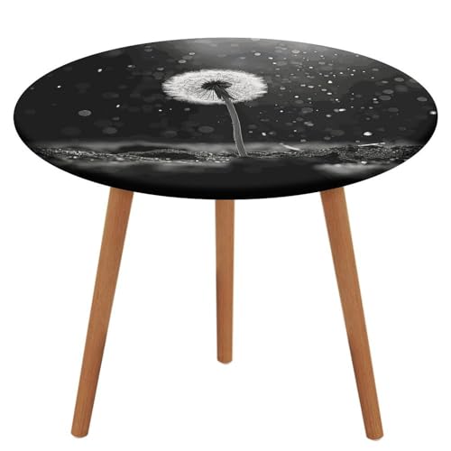 Nappe ronde ajustée élastique pissenlit imperméable pour table de camping - 2