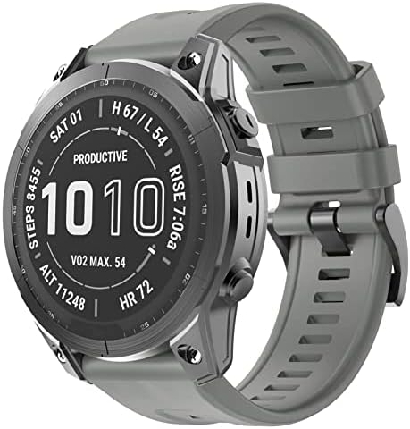 ISABAKE Pasek do zegarka kompatybilny z Fenix 7X, Fenix 6X, Fenix 6X Pro, Fenix 5X Plus, Fenix 5X, Fenix 3, Fenix 3 hr, Descent MK, D2 Delta PX, D2 Charlie Watch, QuickFit 26 mm
