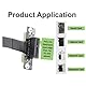 H!Fiber.com PCIe 3.0 X1 Extender Kabel, Up to Up, Kabellänge 10-cm, 85ohm
