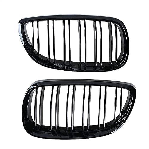 Rejilla de radiador tipo parrilla riñón doble línea para parachoques de coche E92 E93