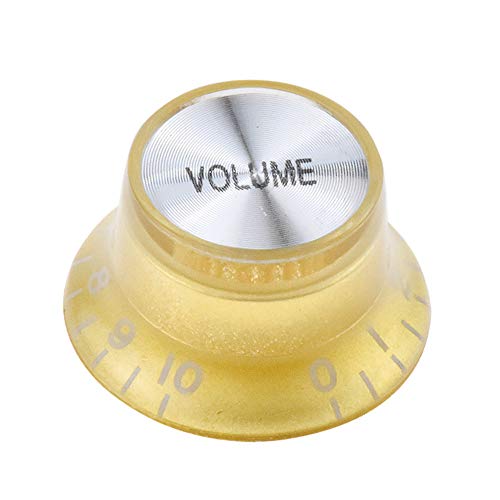 Mensanl 4 Pcs Speed Control Knobs 2 Tone 2 Volume For Gibson Lp Sg Guitar Golden Knobs #TOP4