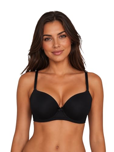 Image of Viola's Secret 6 Pack of Color Print T-Shirt Bras B Cup C Cup and D Cup