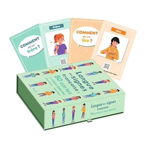 Langue des signes française : 50 cartes pour bien débuter: Une première découverte à la LSF dès 7 ans