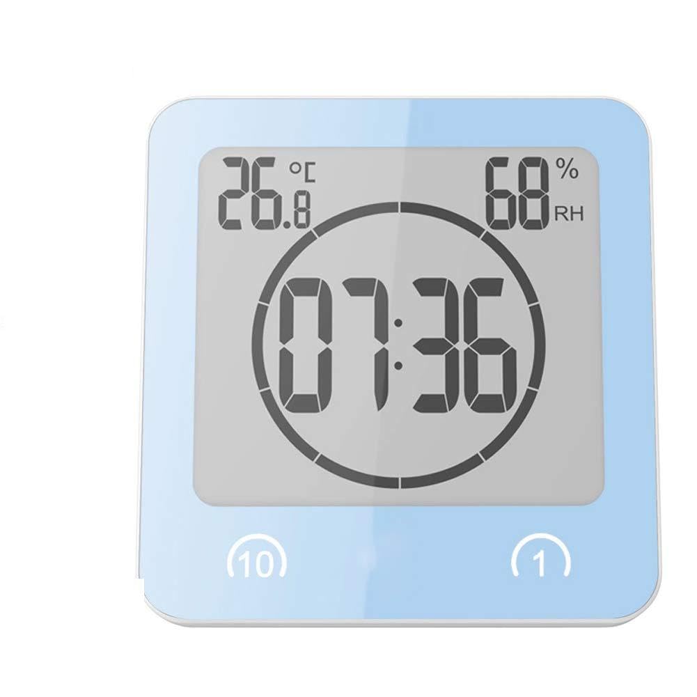 Reloj de baño digital para no perder el tiempo en la ducha con alarma y humedad