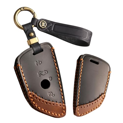 Coque de clé de voiture pour BMW, étui en cuir chic pour protéger votre clef