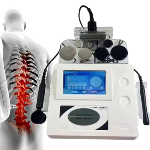 Máquina de belleza de radiofrecuencia de 448 KHz para cara y cuerpo, equipo de terapia física de diatermia, dispositivo de rejuvenecimiento de la piel y alivio del dolor, levantamiento no quirúrgico y