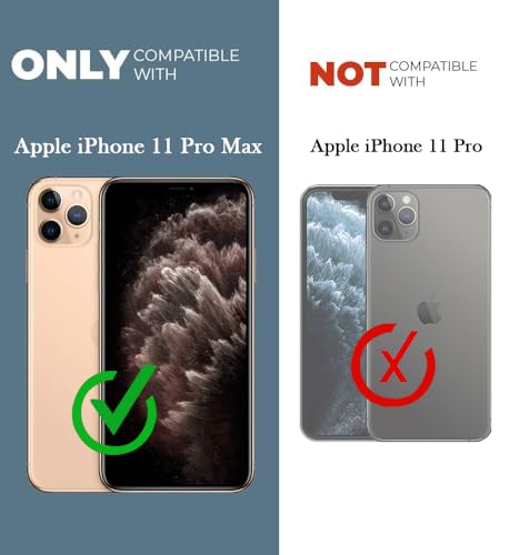 Image of Jkobi Shockproof Crystal-Clear Back Cover for Apple iPhone 11 Pro Max (Magsafe Wireless Support | Drop & Camera Protection | Hard Polycarbonate)