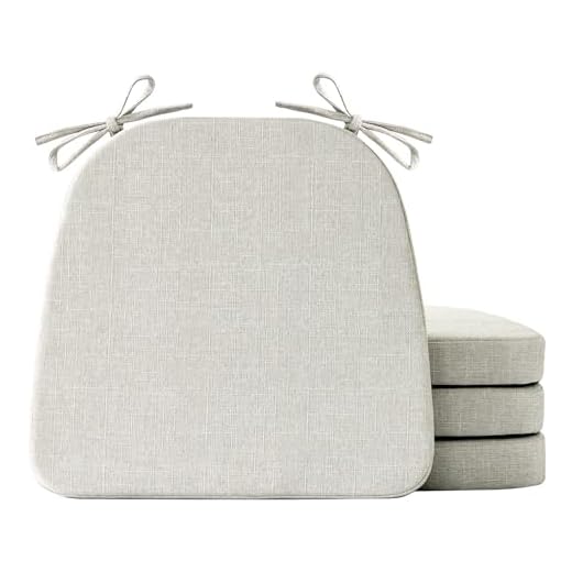 Non-Slip Dining Chair Cushions Set of 4